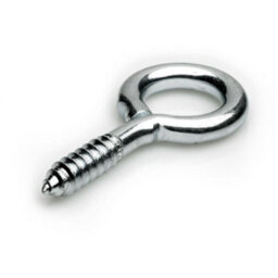 4X Screw Eyes 75X7.3mm Bzp Steel - Rust-Resistant Hooks For Hanging Cables, Lights - Indoor & Outdoor Use - thumbnail 2
