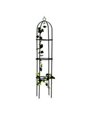 2 X 1.9 Trellis Vines Metal Garden Obelisk - Green - thumbnail 4
