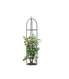 2 X 1.9 Trellis Vines Metal Garden Obelisk - Green - thumbnail 3