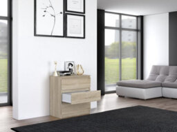 M3 Malwa Chest Of Drawers Sonoma Oak - thumbnail 6