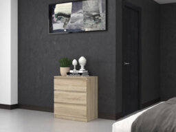 M3 Malwa Chest Of Drawers Sonoma Oak - thumbnail 5