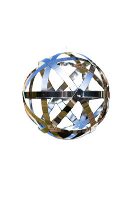 Home 2 Garden Stainless Steel Jupiter Orb Garden Sculpture - image 1