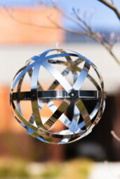Home 2 Garden Stainless Steel Jupiter Orb Garden Sculpture - thumbnail 2