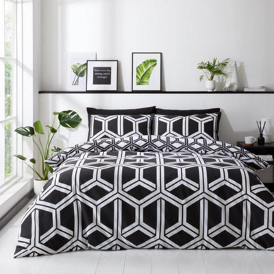 Gc Gaveno Cavailia Printed Hendrix Double Duvet Cover With Reversible Bedding Quilt Cover Set With Matching Pillowcases - image 1