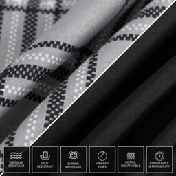 Lazzaro Luxury Microfiber Double Duvet Cover Set Durable Lightweight Bedding Sets With Zipper Closure - thumbnail 8