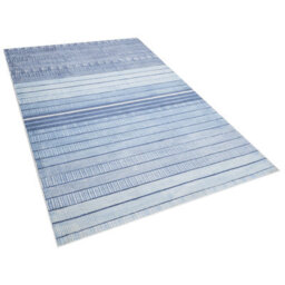 Beliani Rug Yardere Light Blue 160 X 230 Cm Viscose - thumbnail 4
