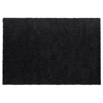 Beliani Shaggygy Rug Demre Black 140 X 200 Cm - image 1