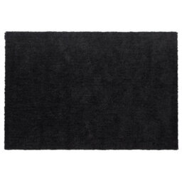 Beliani Shaggygy Rug Demre Black 140 X 200 Cm - thumbnail 1