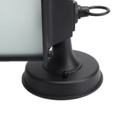 Living And Home E27 Glass Square Lantern Shade Outdoor Waterproof Metal Wall Light With Black Frame - thumbnail 4