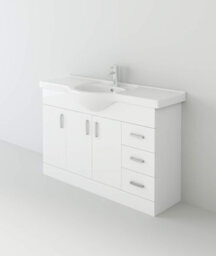Veebath Rosina 1700mm Bath Vanity Unit, Toilet & Taps Bathroom Suite - thumbnail 2