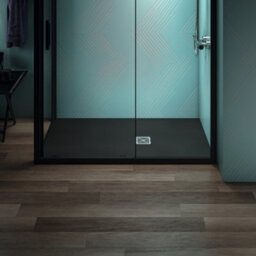 Ideal Standard Ultra Flat S+ Shower Tray 30mm 1400 X 800mm In Jet Black Including Waste - thumbnail 2