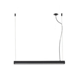 Luminosa Lighting Luminosa Vico 60Cm Black Pendant Lamp With Recessed Canopy - thumbnail 1