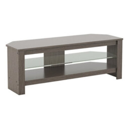 "Avf Calibre Plus 1.15M Tv Stand With Glass Shelf, For Tvs Up To 55"" - Grey Oak"