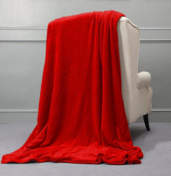 Casabella Deluxe Soft Faux Fur Mink Fleece Throw Blanket - thumbnail 3