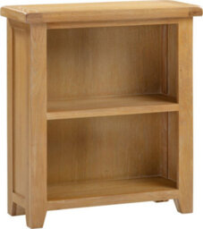 Seconique Windsor Low Bookcase With Real Natural Oak Fully Assembled - thumbnail 2