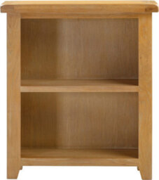 Seconique Windsor Low Bookcase With Real Natural Oak Fully Assembled - thumbnail 3
