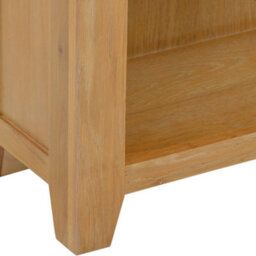 Seconique Windsor Low Bookcase With Real Natural Oak Fully Assembled - thumbnail 5