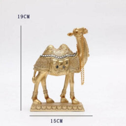 Classic Light Luxury Art Camel Statue Indoor Decorative Item Ornament Home Decorclassic Light Luxury Art Camel Statue Indoor Decor - thumbnail 2
