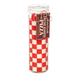Something Different Fresh Baked Pizza Scented Tube Candle White/red (One Size) - thumbnail 1