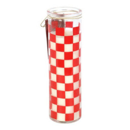 Something Different Fresh Baked Pizza Scented Tube Candle White/red (One Size) - thumbnail 2
