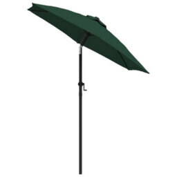 Berkfield Parasol Green 200X211 Cm Aluminium - thumbnail 2