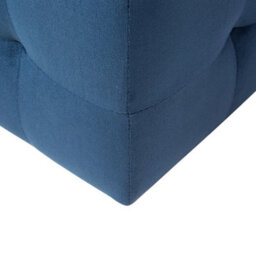 Beliani Storage Ottoman Michigan Velvet Dark Blue - thumbnail 8