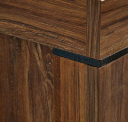 Impact Furniture Large Desk Wide Top Home Office Study Computer Desk 160Cm Medium Oak Effect Country Modern Gent - thumbnail 8