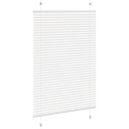 Berkfield Pleated Blind White 95X100 Cm Fabric Width 94.4 Cm Polyester - thumbnail 4