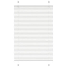 Berkfield Pleated Blind White 95X100 Cm Fabric Width 94.4 Cm Polyester - thumbnail 1