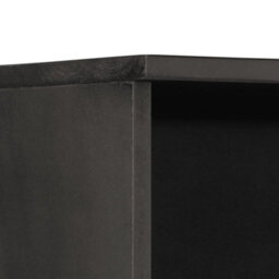 Berkfield Bathroom Cabinet Black 38X33X160 Cm Solid Wood Mango - thumbnail 7