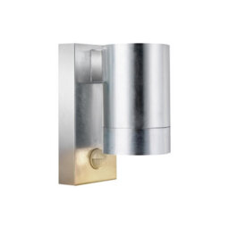 Nordlux Tin Outdoor Galvanized Steel Wall Light Coastal/marine Safe Silver,mains