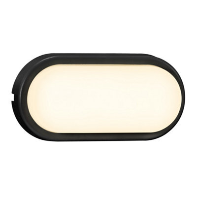 Nordlux Cuba Outdoor Wall Light Black Plastic Sensor Intergrated Led Ceiling Or Wall Mounting - Mains Powered, Ip54 - image 1