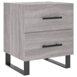 Berkfield Bedside Cabinet Grey Sonoma 40X35X47.5 Cm Engineered Wood - thumbnail 2
