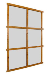 Mirroroutlet The Trellis Garden Mirror Large Wooden Wall Fence Or Leaner Mirror Scandinavian Spruce Wood180Cm X 119.5Cm - thumbnail 3