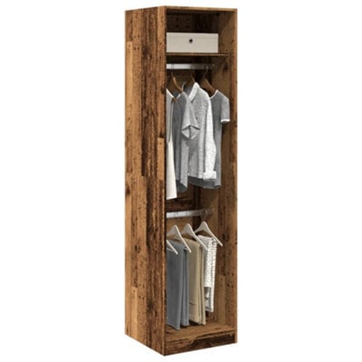 Berkfield Wardrobe Old Wood 50X50X200 Cm Engineered Wood - image 1