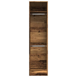 Berkfield Wardrobe Old Wood 50X50X200 Cm Engineered Wood - thumbnail 4
