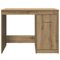 Berkfield Modern Desk Artisan Oak 100X50X76 Cm Engineered Wood - thumbnail 6