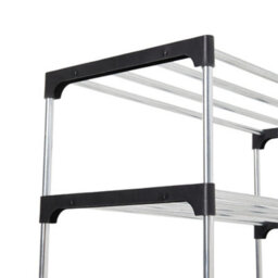 Thehotsale 10 Tier Detachable Steel Tube Shoe Rack At The Entrance - thumbnail 4