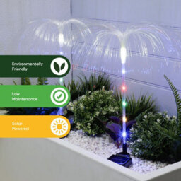 Leisurewize Solar Jellyfish Stake Lights (Pack Of 4) - thumbnail 5