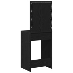 Walplus Dressing Table With Led Lights Black Oak 50X41X135 Cm - thumbnail 7
