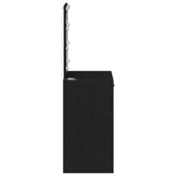 Walplus Dressing Table With Led Lights Black Oak 50X41X135 Cm - thumbnail 6