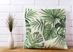 Warren Reed Designer Exotic Palm Leaves Cushions 45Cm X 45Cm - thumbnail 2