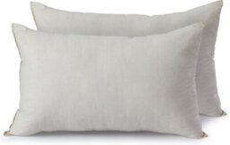 Nod Off Down Alternative Filling Bed Pillows 2 Pack Organic Cotton Cover Pillows For Neck And Shoulder Pain Hotel Quality - thumbnail 1