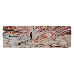 Benjamin Tate Design Pink Rippled Marble Runner Special Soft Home Rug