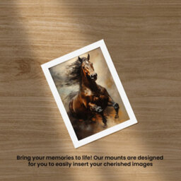 Ak Frames 80X60Cm White Picture Mounts To Fit 70X50Cm Aperture Size - Mount Board Only (No Frame Included) - thumbnail 5