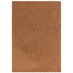 Brown Geometric Modern 10-14mm Thick Stain-Resistant Rug For Bedroom, Dining Room, Easy To Clean Wool Rug-200Cm X 290Cm - thumbnail 5