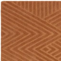 Brown Geometric Modern 10-14mm Thick Stain-Resistant Rug For Bedroom, Dining Room, Easy To Clean Wool Rug-200Cm X 290Cm - thumbnail 4