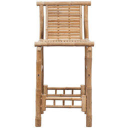 Vidaxl Bar Stools 2 Pcs Bamboo Bar Stools - thumbnail 6