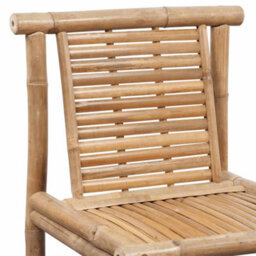 Vidaxl Bar Stools 2 Pcs Bamboo Bar Stools - thumbnail 8