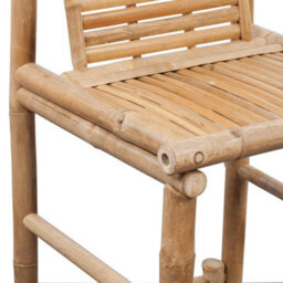 Vidaxl Bar Stools 2 Pcs Bamboo Bar Stools - thumbnail 9
